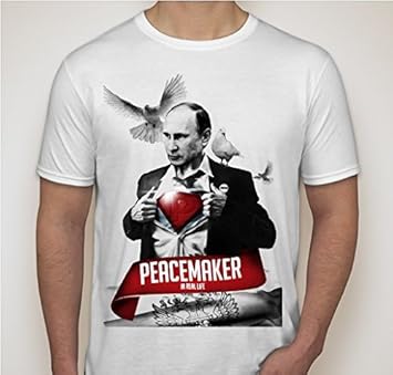 Amazon Co Jp スーパーputin T Shirt Peace Maker Xs 服 ファッション小物