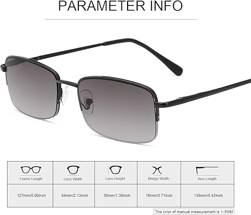 Miniatura 2 de YIMI Lentes de lectura con bisagras de resorte de lente completa, protección UV400, lentes de protección solar para computadora con bloqueo de luz