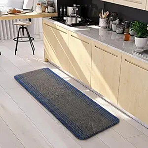 Power Runner 40x120 cm. Antiskid & Washable for Kitchen, Lobby, Bedside by Saral Home(Grey)