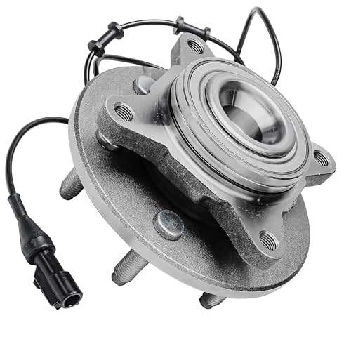 Image of Detroit Axle - 2WD Front Wheel Bearing Hubs for 03-06 Ford Expedition Lincoln Navigator, Replacement 2003 2004 2005 2006 Expedition Navigator Pair Wheel Hub and Bearings Assembly Set
