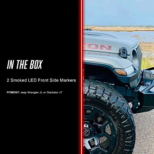 Luces LED marcadoras delanteras para Jeep Wrangler JL/Gladiator JT miniatura 3