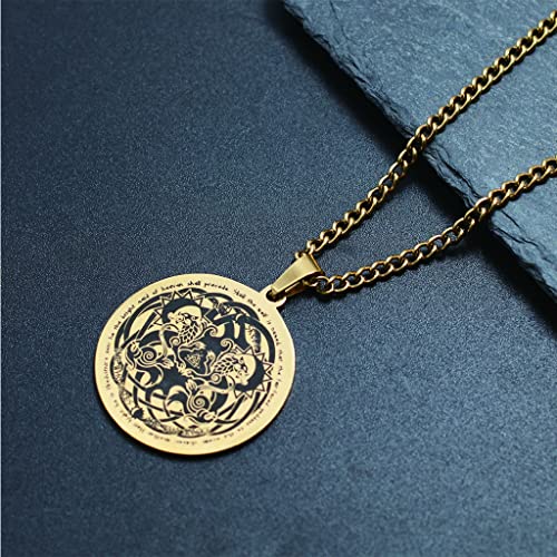 Collier Viking homme médaillon durable qui ne ternit pas - 2