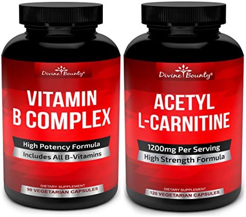 Super B Complex Vitamins & Acetyl L-Carnitine Bundle