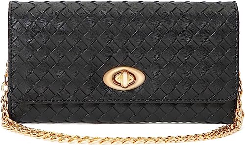 Image of U+U Small Crossbody Bags for Women, Cell Phone Purse Mini Clutch Bag with Removable Chain, Card Slots - Lightweight Purse