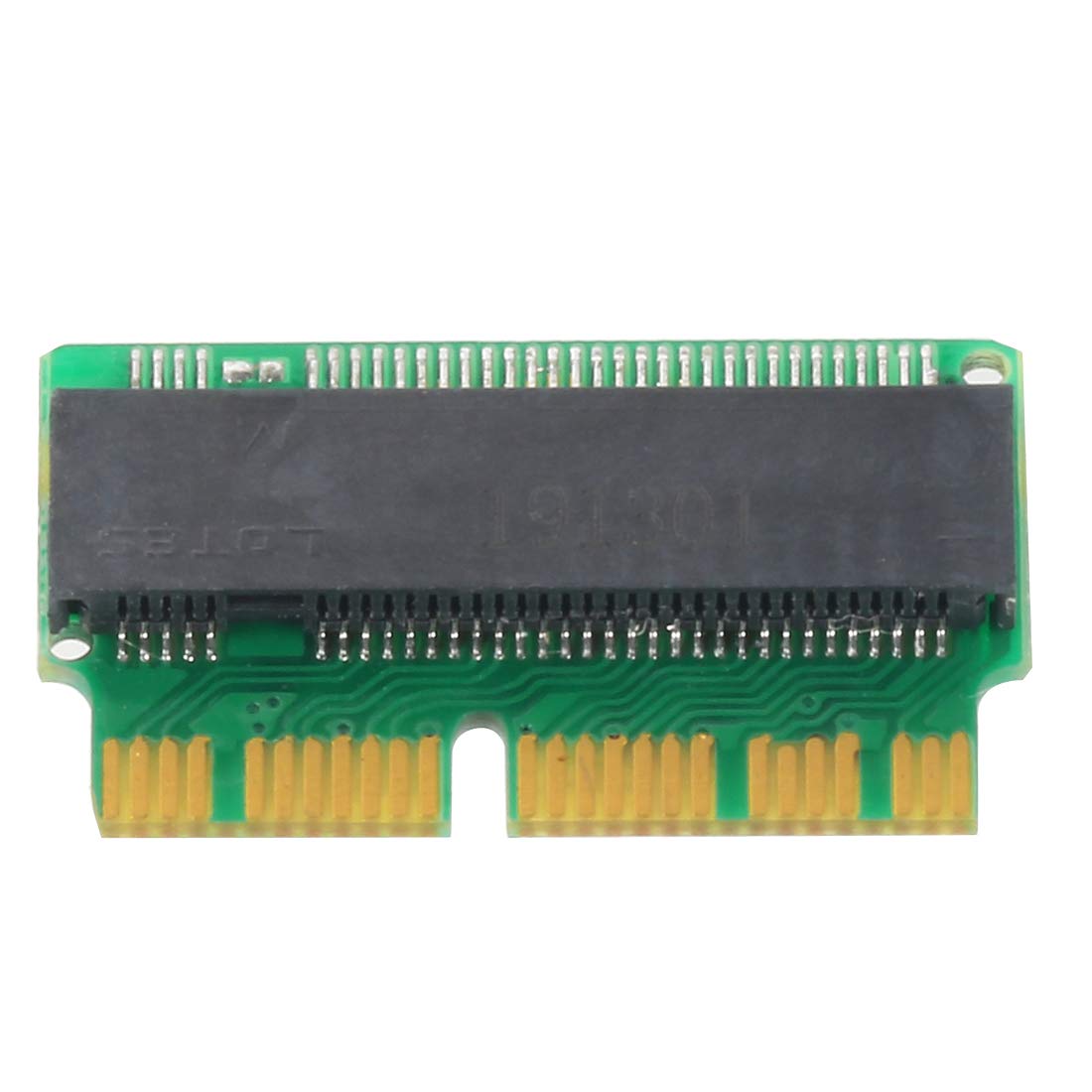 JMT M.2 NGFF NVME SSD Adapter Card M Key M.2 PCIe X4 NGFF AHCI 2280 SSD 12 16Pin Adapter Card for MacBook Air 2013 2014 2015 A1465 A1466 Mac Pro A1398 A1502