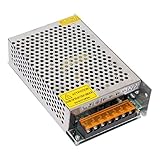  BYCUFF 12V 10A 120W Alimentation de commutation Transformateur regule/Transformateur de puissance en aluminium a de securite avec surcharge, contre les surtensions