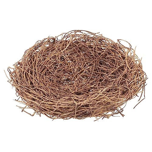 Ipetboom 鳥の巣 鳥の巣 鳥用品の装飾 人工鳥 鳥の巣の装飾 鳥かご 工芸品の鳥の巣 おもちゃ ための保育器 孵化 装飾的な籐の巣の装飾 鳥の巣飾り 結婚式の鳥の巣 籐の鳥の巣 鳥の巣工芸品
