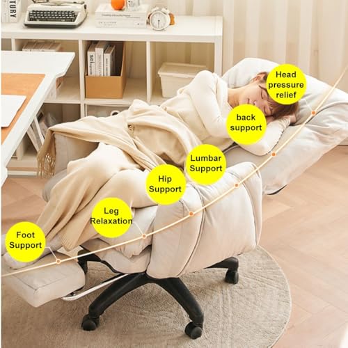 Dossier ergonomique pour cette chaise de canapé de jeu beige relax