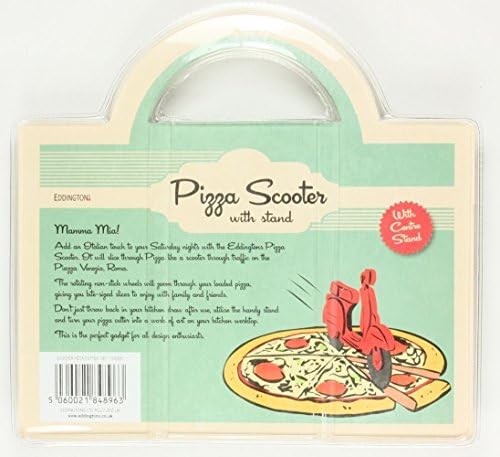 Eddingtons Red Lambretta Vespa Scooter Pizza Cutter - 730005