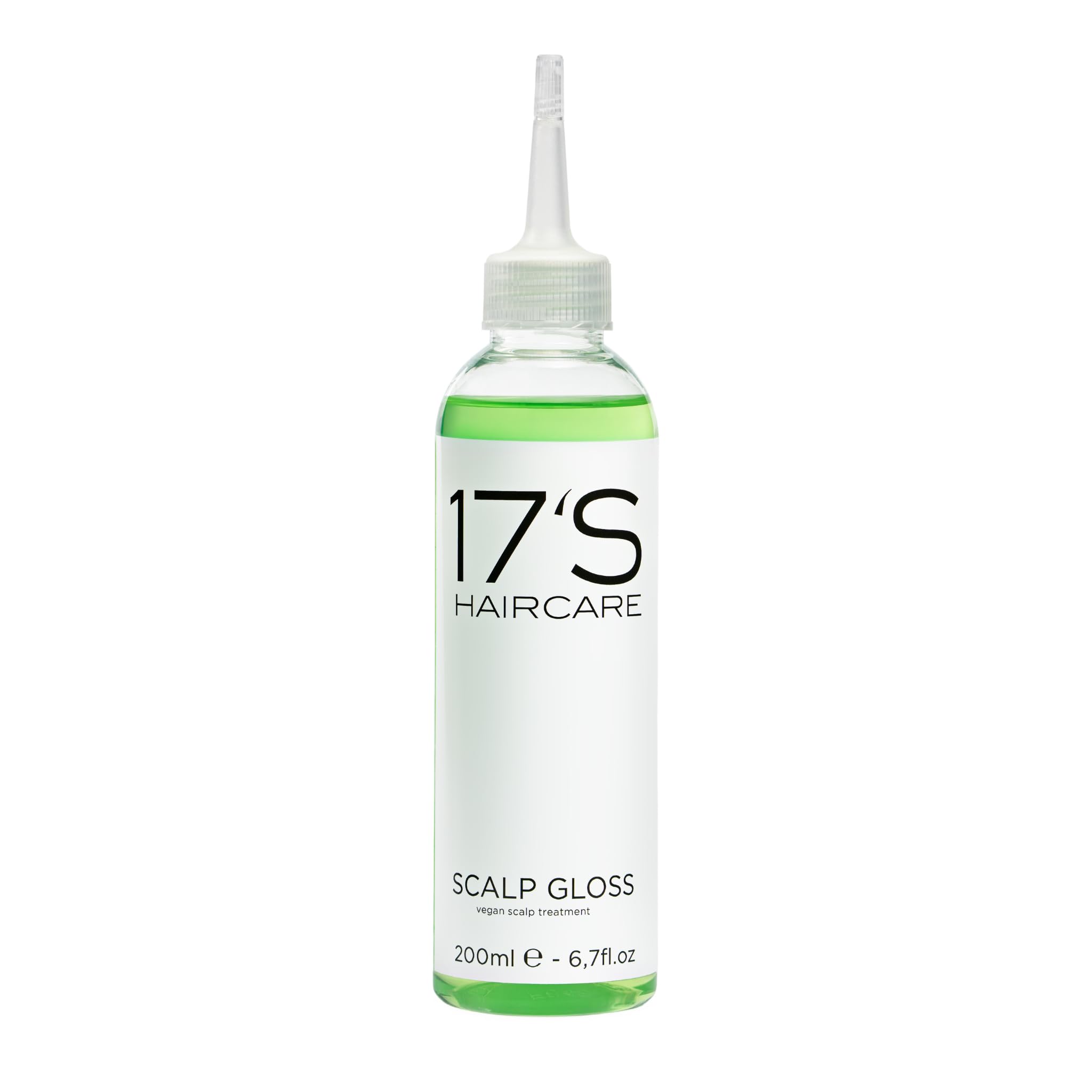 17's HAIRCARE Scalp Gloss - 200ml Pflegendes Kopfhauttonikum mit Biotin, Teebaumöl, Salbeiöl, Kräuterextrakt und Octopyrox. Leave-in Behandlung, Vegan, Octopyrox gegen Schuppen | Biotin, Teebaumöl, Salbeiöl, Octopyrox gegen Schuppen, Vegan
