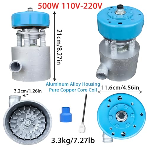 Generador de Turbina Hidráulica 110V / 220V, 500 W, Estación Portátil de Energía Hidroeléctrica Mini para Acampar, Iluminación y Electrónica al Aire Libre miniatura 2