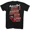 Warrant American Glam Metal Band Cherry Pie Black 2-Sided Adult T-Shirt Tee #2
