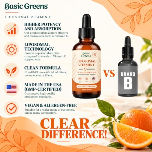 Basic Greens Liposomal Vitamin C Liquid