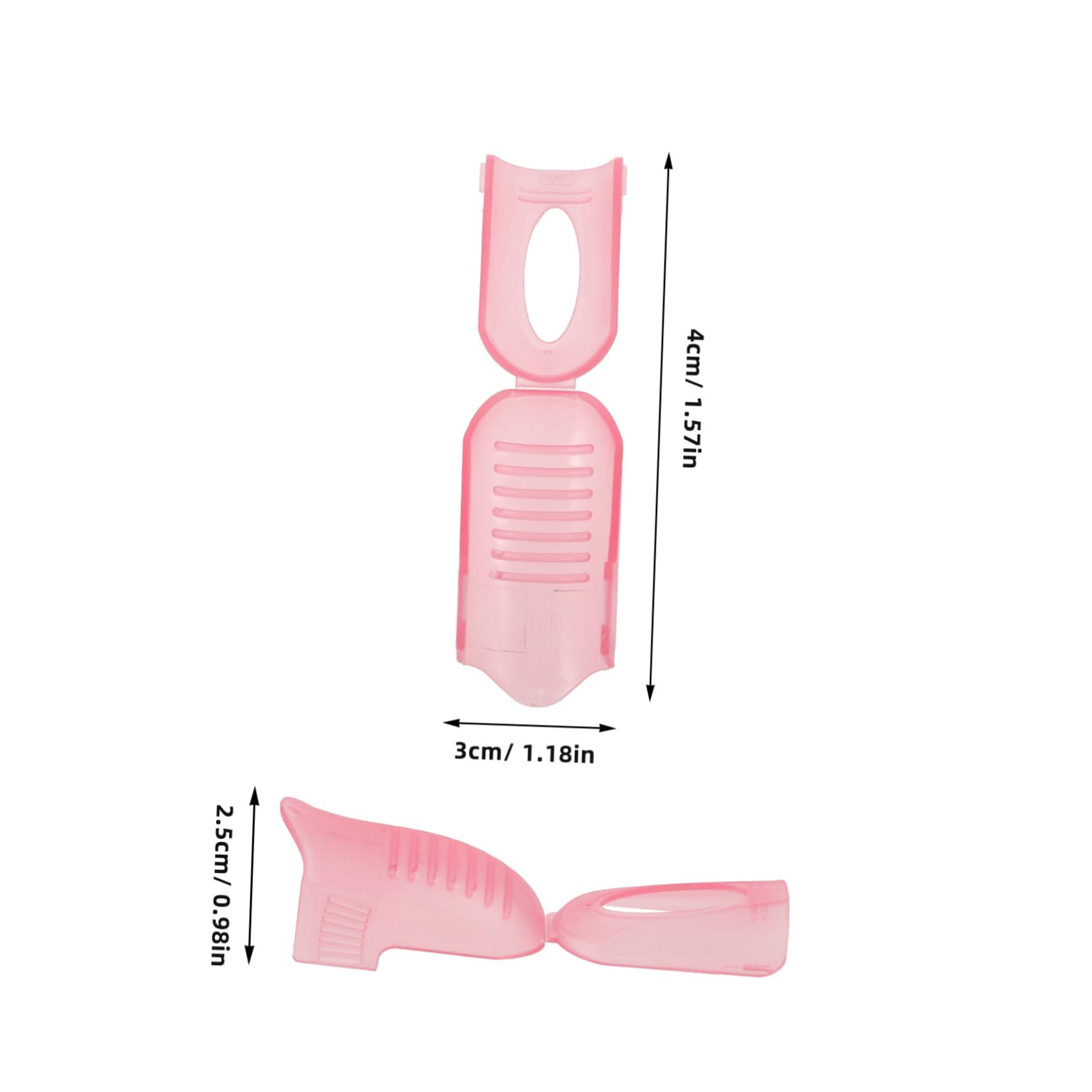 SOESFOUFU Adjustable Size Nail Remover Wrap Tool 10pcs Plastic Clips for Gel Polish Remover Secure Grip Design for Nail Art