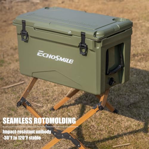 Image of EchoSmile 25 /30 /35 /40 /60 /75 Quart Rotomolded Cooler, Built to Stand up to The Rigors of The Journey