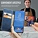 KZB Handyhülle für Samsung Galaxy A57 5G Hülle Premium Leder Klappbar Tasche Flip Case Magnet Kartenfach Standfunktion Klapphülle Schutzhülle für Samsung Galaxy A57 - Blau