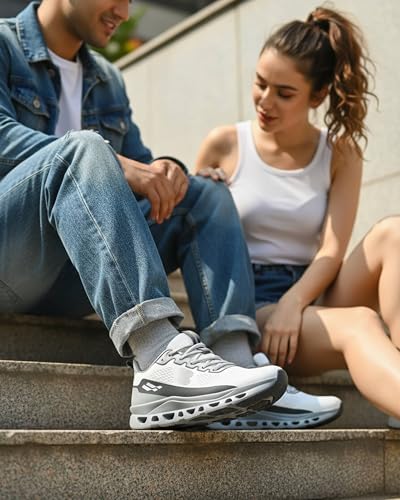 Image of Bacca Bucci Balance Men's Sports Sneakers | Ultra-Light Jacquard Running Shoes with Cushioned Rebound Sole | EVA + Rubber Heavy-Duty Outsole | All-Day Comfort & Breathable Daily Trainers
