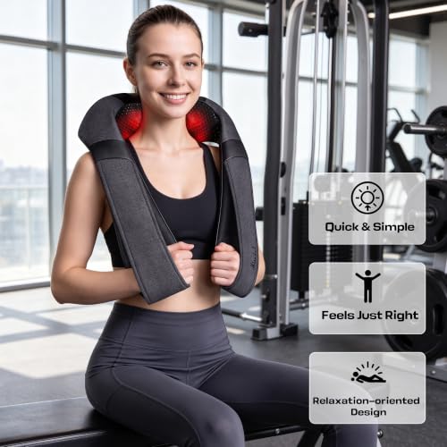 Mirakel Heat Neck Massager for Pain Relief Deep