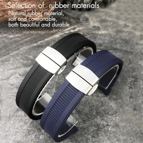 Bracelet de 25 mm premium en silicone marron pour boîtier PP 5712g - 7