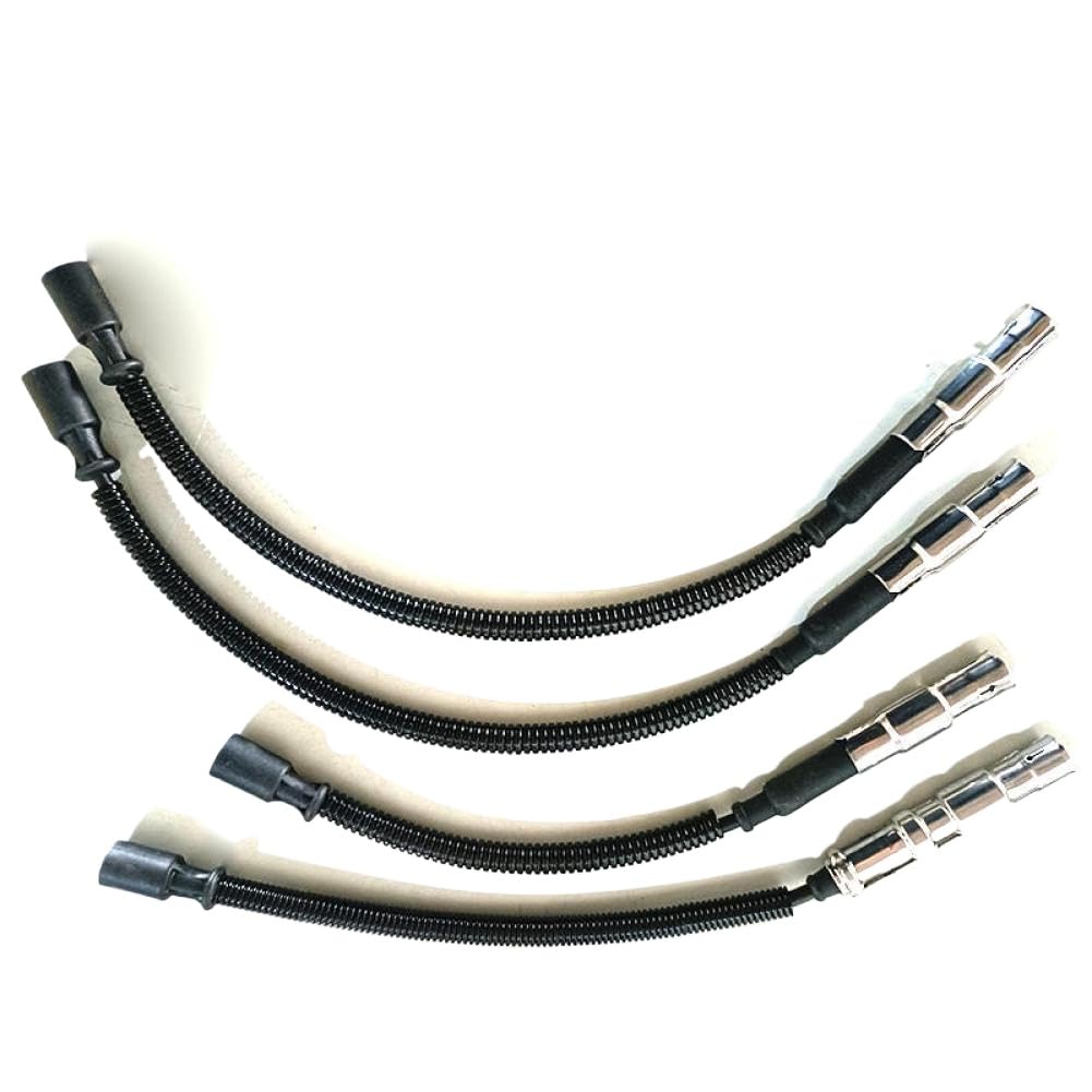 Ignition Spark Plug Wire Set Compatible with W169 W245 A180 B180 A200 B200 (Replaces OEM Numbers 2661500118 2661500218 2661500618 2661500718)