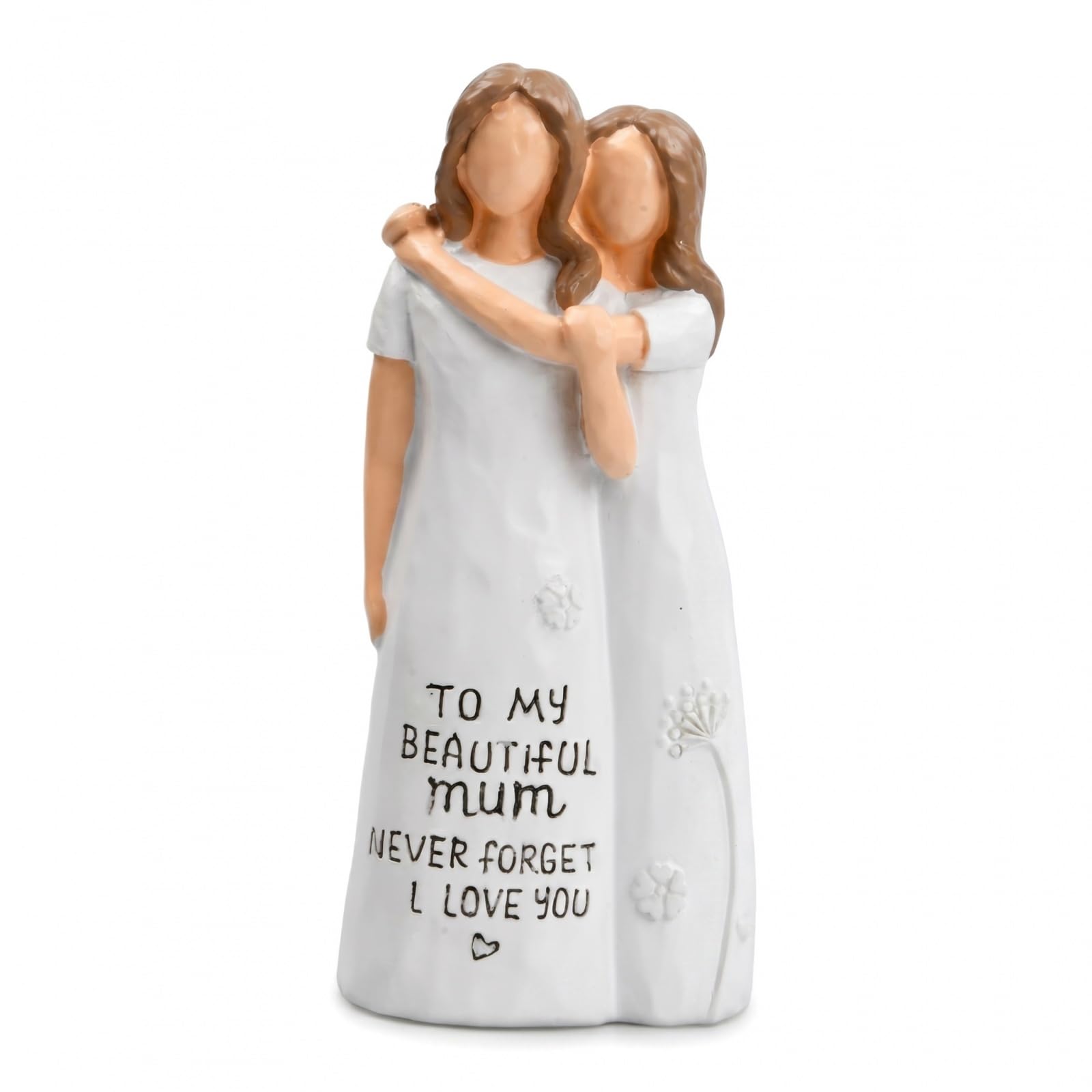 Zirax Sentimental Gifts for Mum from Daughter, Hand-Painted Mother Daughter Figurine, Meaningful Birthday Presents for Mum, Unique Keepsake for Mothers Day, Christmas and Thanksgiving