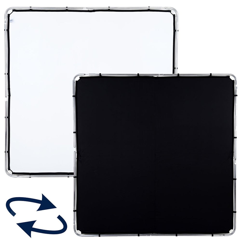 Manfrotto LL LR82221R 2x2m Skylite Rapid Large Fabric - Black/White