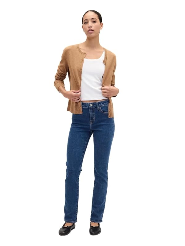 GAP Womens Classic Straight Fit Denim Jeans Medium Wash 28 by GAP - Used condition - US$35.05