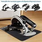 Ranjaner Ellipse Leg Exerciser Machine Mat, Non-Slip Rubber Workout Mat for Under Desk Ellipticals, Exercise Equipment Pad for Electric Seated Foot Pedal Exerciser Enhanced Stability - Image 4