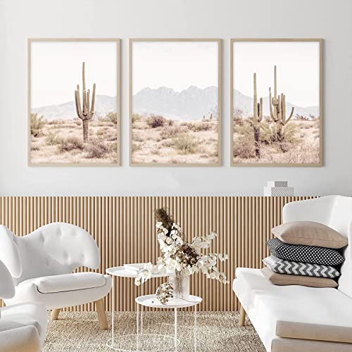 Sonoran Desert Landscape Wall Art Cactus Wall Art Decor Saguaro Cactus Pictures Wall Art Cactus Canvas Prints Cactus Artwork Cactus For Wall Cactus Painting For Home Room Decor 16X24X3 Inch Unframed #TOP3