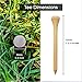 True Athlete Collections Bamboo Golf Tees 2 3/4-100pack Premium Quality - Stronger and More Sustainable Than Plastic or Wooden Tees