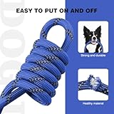 lynxking hundeleine reflektierende 180cm schleppleine zum Reinschlüpfen retrieverleine mit zugstopp Hund Leine Dog Leash mit Gepolsterter Griff zum Trainieren und Gassi gehen Reinschlüpfen