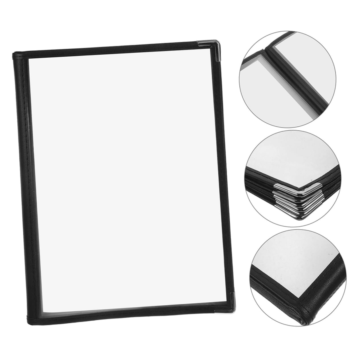 Copertine per Menu 2 Pezzi in Pvc Resistenti Usura 6 Pagine 12 Visualizzazioni per Hotel e Locali