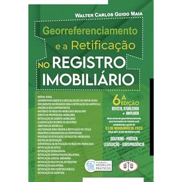 Capa do livro Georreferenciamento e a Retificação no Registro Imobiliário 6Ed.2024