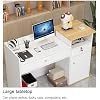 Reception Desk Counter Standing Drawer Receptionist Checkout Office Table Modern Podium Salon Room Hotel Small Bar Beauty Salon Clothing Store Cashier Front Desk Checkout Counter