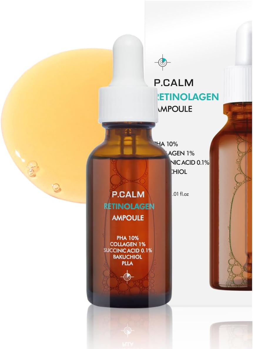 Amazon.com: P.CALM Retinolagen Ampoule 30ml | Vegan Fragrance-Free Pore ...
