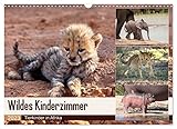Wildes Kinderzimmer - Tierkinder in Afrika (Wandkalender 2023 DIN A3 quer), Calvendo Monatskalender - Michael Herzog 