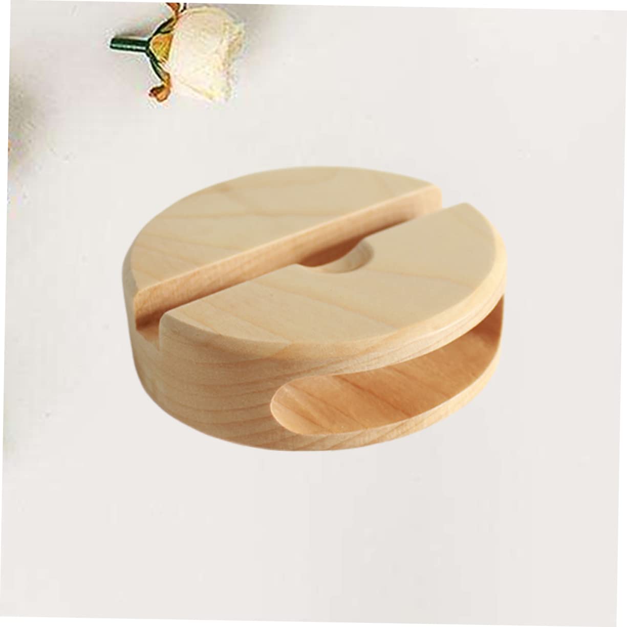 DOITOOL 3 Soportes Ergonómicos De Madera para Teléfono Móvil Soporte De Escritorio Amplificador De Sonido para El Hogar Y La Oficina.