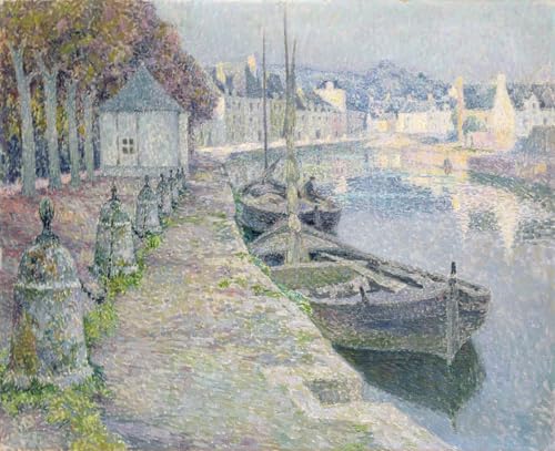 Tableau les Gravel Boats Le Sidaner déco salon contemporain grand format