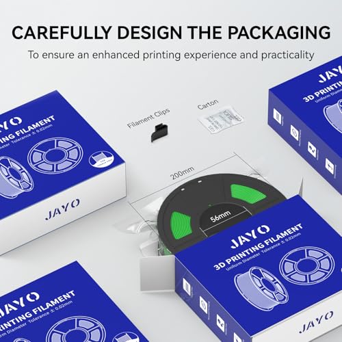 JAYO TPU Flexible Filament 1.75mm, 3D Printer Filament, Dimensional Accuracy +/- 0.03 mm, 0.5KG Spool, 1.75 mm, TPU Blue - Image 7