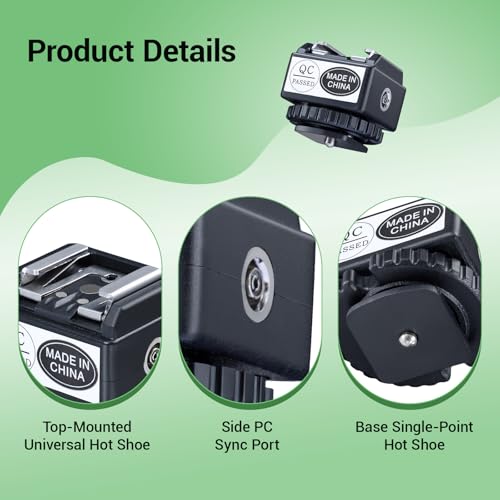 Convertidor de zapata caliente C-N2 para elevar flash y evitar roces con teleobjetivo 7