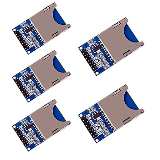 ANGEEK 5 Piezas SD Card Reader Módulo SD Card Reader Shield Módulo Compatible con Arduino ESP Raspberry Pi | Ya disponible en tu tienda friki favorita! En mundofriki.es! ANGEEK 5 Piezas SD Card Reader Módulo SD Card Reader Shield Módulo Compatible con Arduino ESP Raspberry Pi | Ya disponible en tu tienda friki favorita! En mundofriki.es!