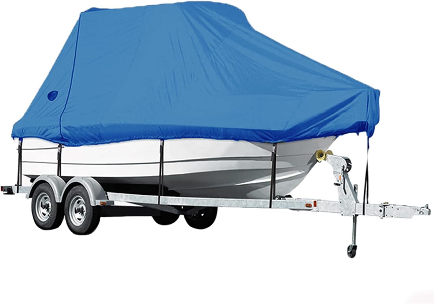 Housse trimaran bleu 20-22 pieds idéale pour l'hivernage extérieur au port