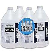 Isopropyl Alcohol 99.5% - 4 Gallons of High Purity IPA Includes 2 oz (Pack of 4) of USP Grade IPA...