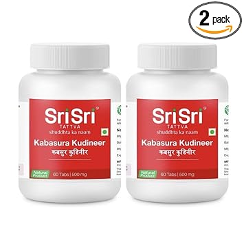 Sri Sri Tattva Kabasura Kudineer, 60 Tabs | 500mg (Pack of 2)