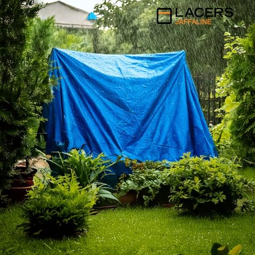 Lona resistente azul 4x5 m contra viento y lluvia Lacers JaffaLine 7