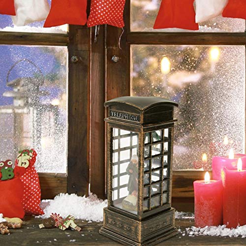 KESYOO Lanterna de Globo de Neve de Natal Luz de Lanterna Acesa Do Presépio de Jesus para Decoração