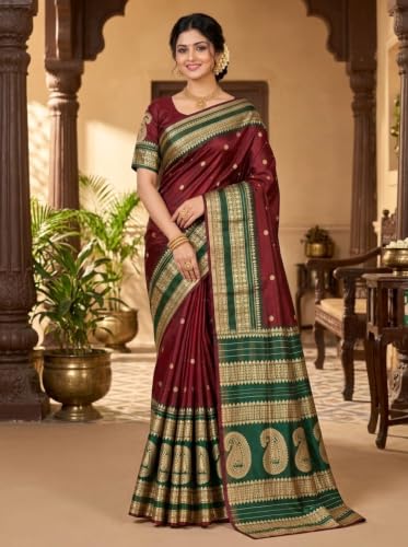OWLSKY, SASSY & STYLO pure silk saree in soft silk – image 5