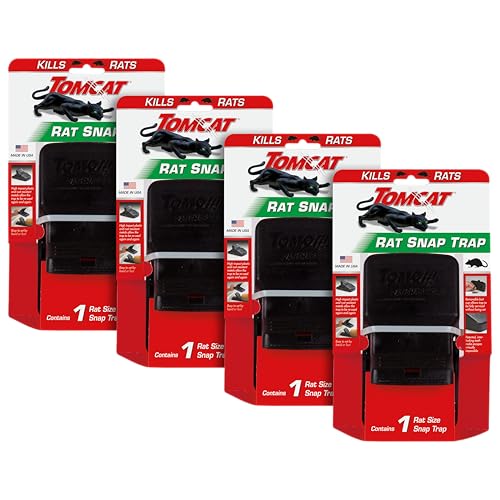 Image of Tomcat Rat Snap Trap, 4 Rat Size Traps