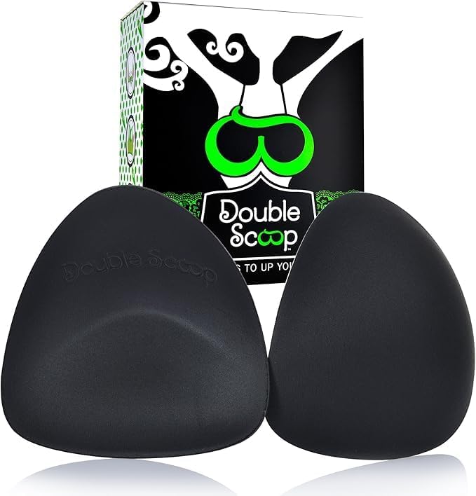 Vista 2 de Insertos de brasier push up con cinta adhesiva adicional, almohadillas de mejora de senos, inserciones de almohadillas de sujetador de repuesto