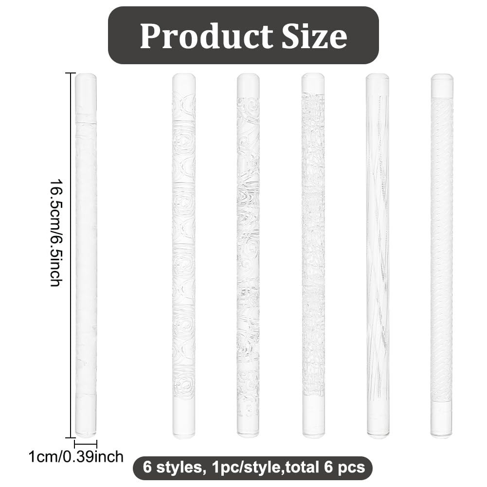 Rouleau à L'Argile D'Art Sculpture Outils Argile Rouleau Poterie Rouleau à Pâtisserie Acrylique Polymère Argile Poignée à Antiadhésif Outil à Main